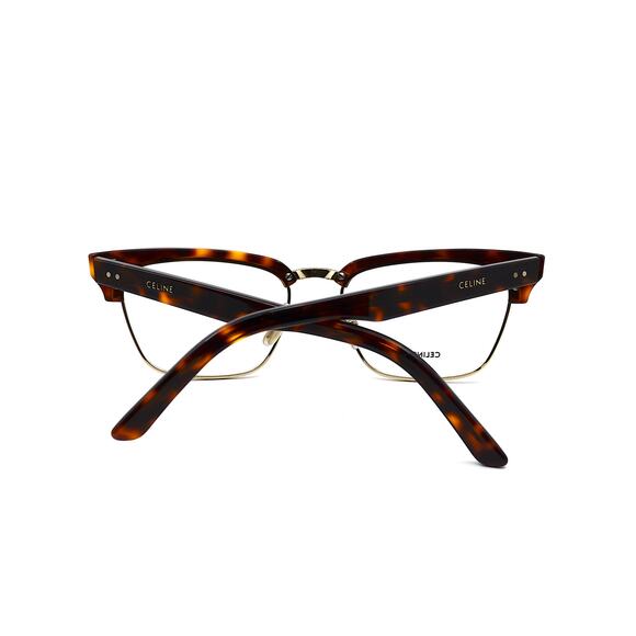 NEW CELINE CL50026U 030 HAVANA GOLD EYEGLASSES FRAME - Picture 7 of 10